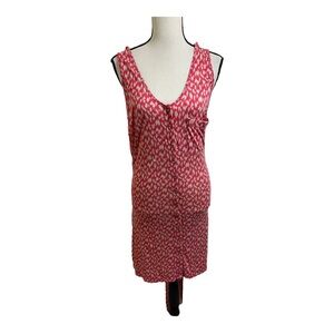 Rachel Rachel Roy womens dress snap front buttons and tie back sash large